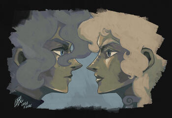 Half body | Cel-shading | x3